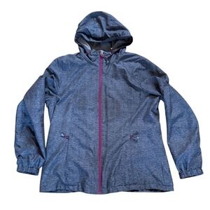 Zero Exposur ZX Women's‎ Hooded Jacket XL Lightweight Full Zip Casual Coat